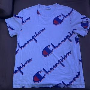 White champion tee
